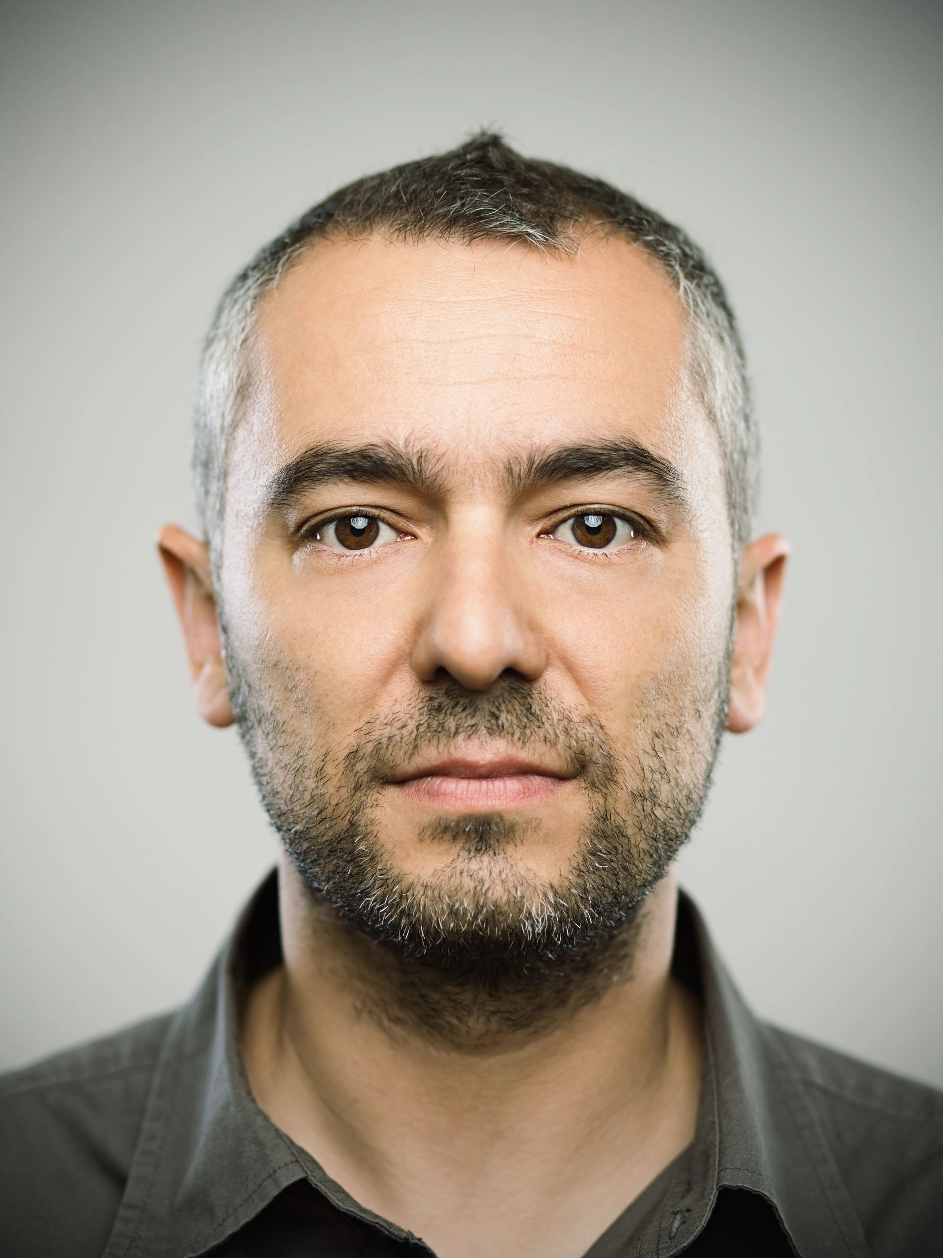 Thoughtful portrait of a man representing reflection and self-examination